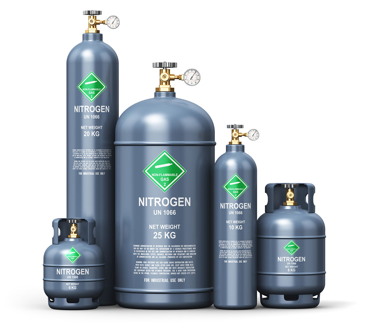 nitrogen-gas-bottles